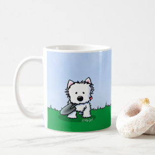 Mug KiniArt Westie Garden Helper Chien