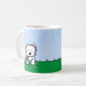 Mug KiniArt Westie Garden Helper Chien (Devant gauche)