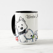 Mug KiniArt Westies (Devant gauche)