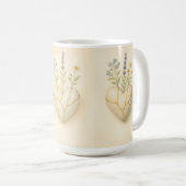 Mug Kintsugi Wildflower Heart Watercolor (Devant droit)