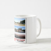 Mug Kirghizistan - Mosaic - (Devant droit)