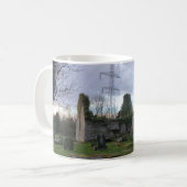 Mug Kirk noir de l'Outlander : Ruines d'église (Devant gauche)