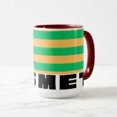 Mug Kismet Mint bordeaux (Devant droit)