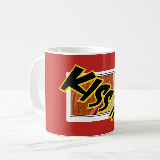 Mug Kiss Me Comic Pop Art (Devant gauche)