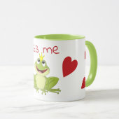 Mug Kiss Me Cute Frog Prince (Devant droit)