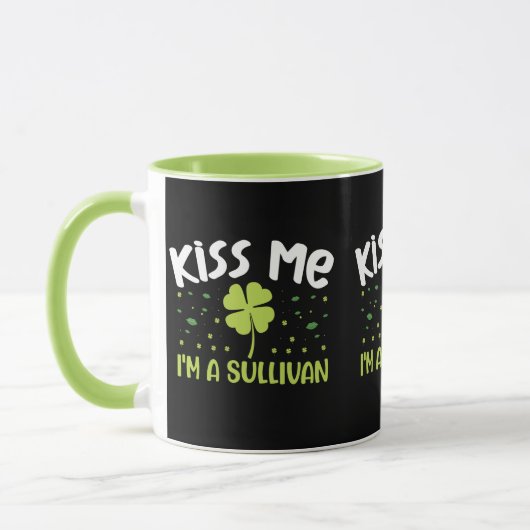 Mug Kiss Me I'm A Sullivan - Nom Sullivan (Gauche)
