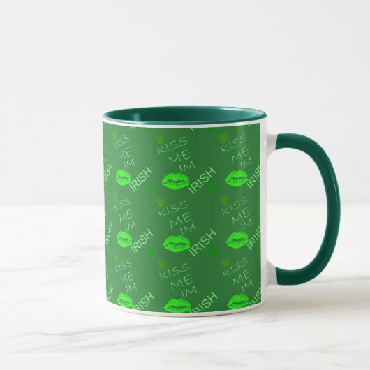 Mug Kiss Me Im Irish (Droite)