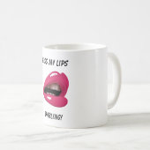 Mug Kiss My Lips Darling - LGBTQ (Devant droit)