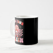 Mug Kiss Your Brain Valentines Test Day Teacher Squad  (Devant gauche)
