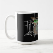 Mug Kit de 10 pièces pour tambour : Dégradé vert:Coffe (Gauche)