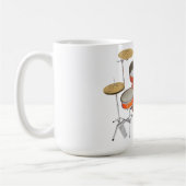 Mug Kit de batterie Orange : (Gauche)