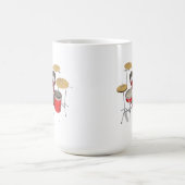 Mug Kit de batterie rouge : (Centre)
