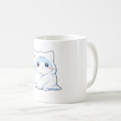 Mug Kit de couverture douillette chaton kawaii design (Devant droit)