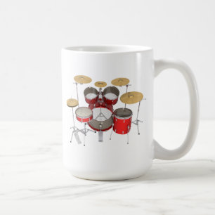 Mug Kit de tambour rouge :