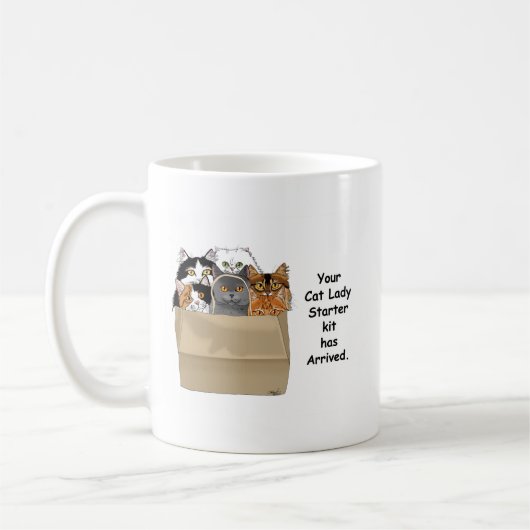 Mug Kit d'entrée Lady Cat (Gauche)