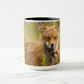Mug Kit Renard Rouge vers le haut de Momma (Centre)