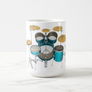 Mug Kit Tambour Aqua/Turquoise :