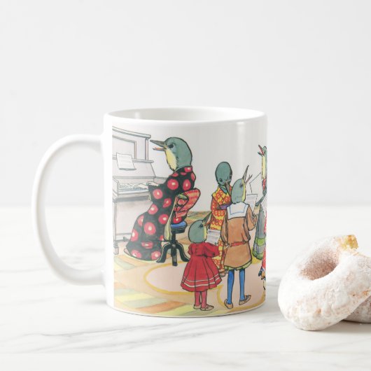 Mug Kitazawa Rakuten 1916 うぐいすのコーラス (Avec donut)