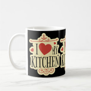 Mug Kitchen Love : Embrassez la joie de "I Love My Kit