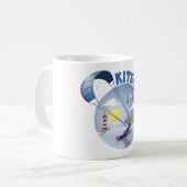 Mug Kite surfing blue  (Devant gauche)