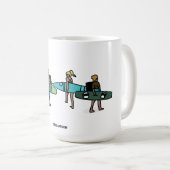 Mug Kiteboard/kitesurf - Amis des cerfs-volants (Devant droit)