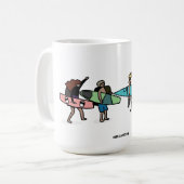 Mug Kiteboard/kitesurf - Amis des cerfs-volants (Devant gauche)
