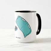 Mug Kiteboard/kitesurf - Kite surfer (Devant droit)