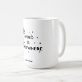 Mug Kiteboard/kitesurf - Le vent est partout (Devant droit)
