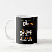 Mug Kitesurfing à bord et vent (Gauche)