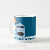 Mug Kitschy Cinties Femme de ménage Snarky Slogan Fun (Devant gauche)