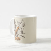 Mug Kitsune - Conception traditionnelle de streetwear (Devant gauche)