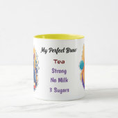 Mug Kitten blanc - My Perfect Brew - Thé ou café (Centre)