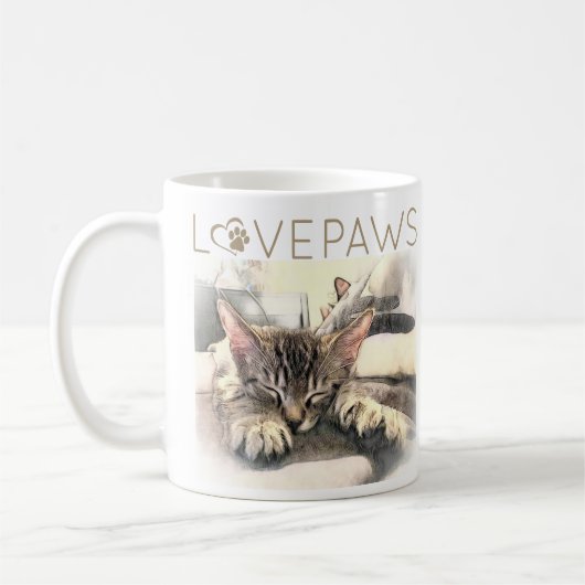 Mug Kitten endormi (Gauche)