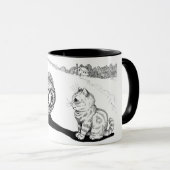 Mug Kitten et Owl, Louis Wain (Devant droit)