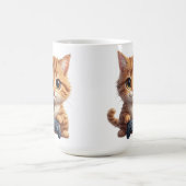 Mug Kitten Holding Game Controller Gamer Cat (Centre)