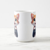 Mug Kitten Holding Game Controller Smiling Gamer Cat I (Centre)