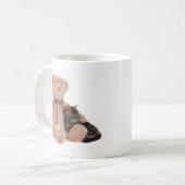 Mug kitten in the arms of a teddy bear (Devant gauche)