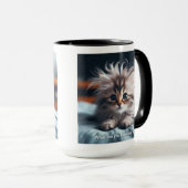 Mug Kitten se réveillant en demandant "Que regardez-vo (Devant droit)