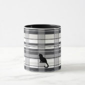 Mug Kitties noires sur Musique en céramique plastifiée (Centre)