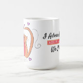 Mug Kitty Cat, Heart Tails J'adore tous les meow-ments (Centre)