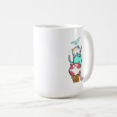 Mug Kitty Cone Chat Mignon Crème Glacée Kawaii (Devant droit)