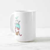 Mug Kitty Cone Chat Mignon Crème Glacée Kawaii (Devant gauche)