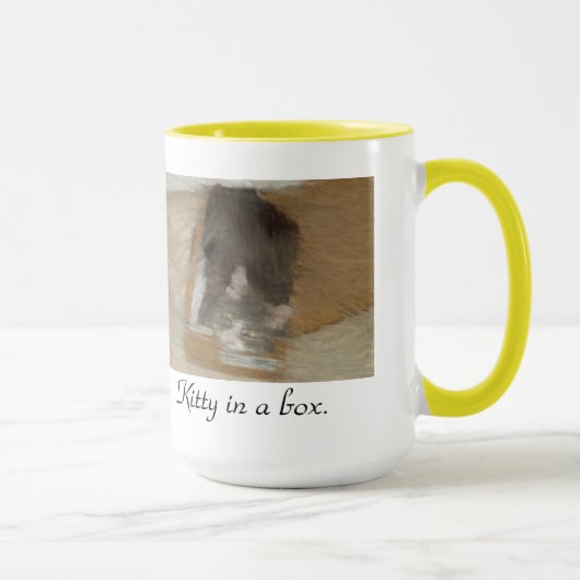Mug Kitty dans une boîte (Droite)
