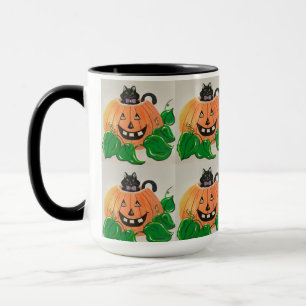 Mug Kitty en Citrouille Candy Jar