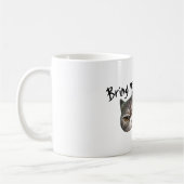 Mug Kitty grincheux "m'apportent mon café…. Meow…." (Gauche)