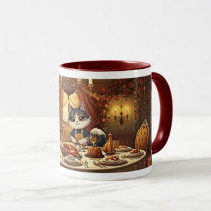 Mug Kitty hôte de Thanksgiving