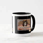 Mug Kitty intéressé (Devant droit)