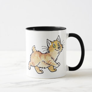 Mug Kitty mannois tigré crème