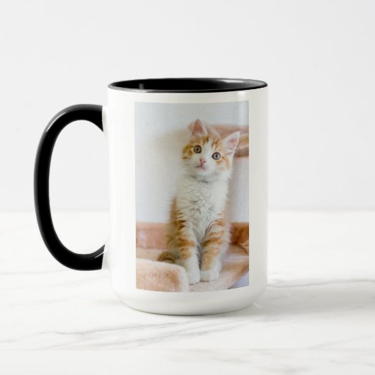 Mug Kitty observé par bleu doux (Gauche)