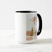 Mug Kitty observé par bleu doux (Devant droit)